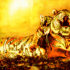 gold lion